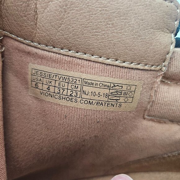 Vionic Jessie Black Suede Ankle Boot Block Heel Womens Sz 6 NEW - Picture 8 of 9